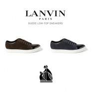 LANVIN Suede Low-Top Sneakers