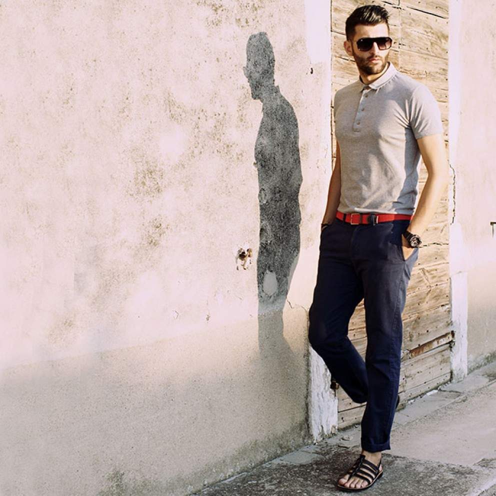 sandales rondini homme