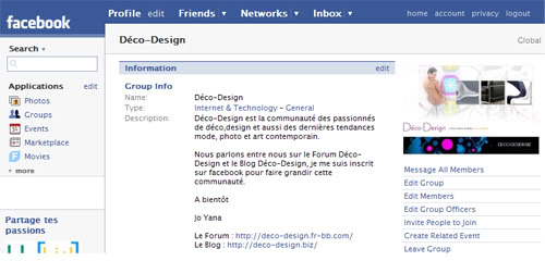 Déco-Design sur Facebook