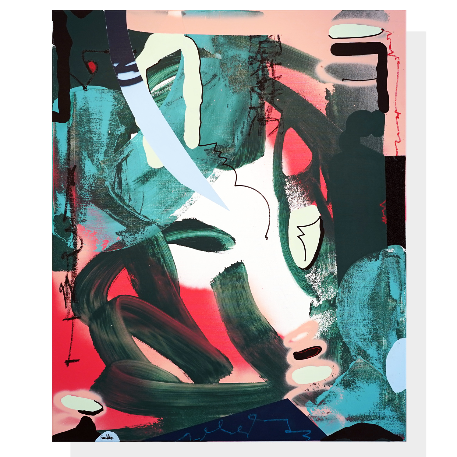 【絵画 アート】 S.MILDO PIECE OF MY HEART #2 - S.MILDO - JO YANA